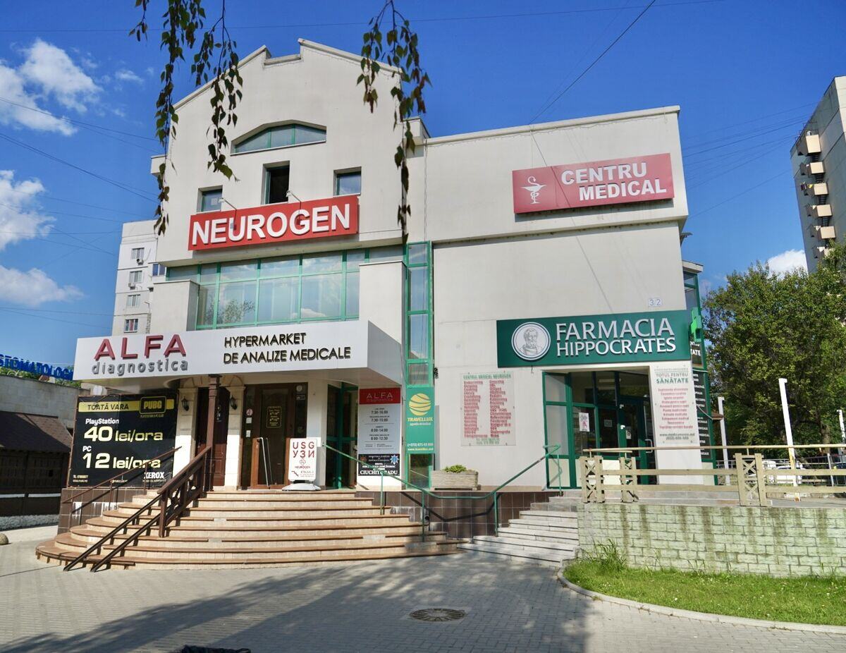 Clădirea Centrului Medical Neurogen din Ciocana